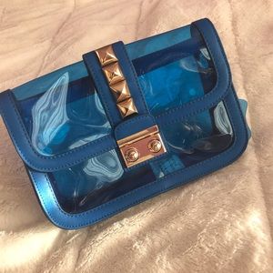 💖 BLUE PVC BAG 💖